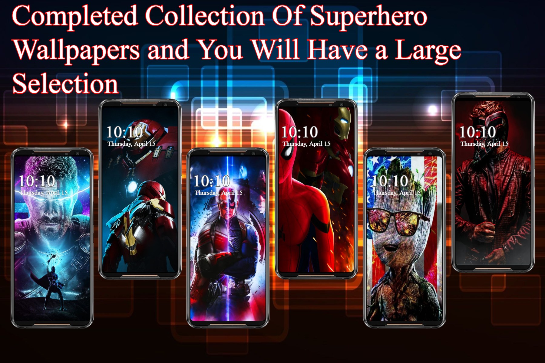 اسکرین شات 1 برنامه SuperHeroes Wallpaper 4K HD