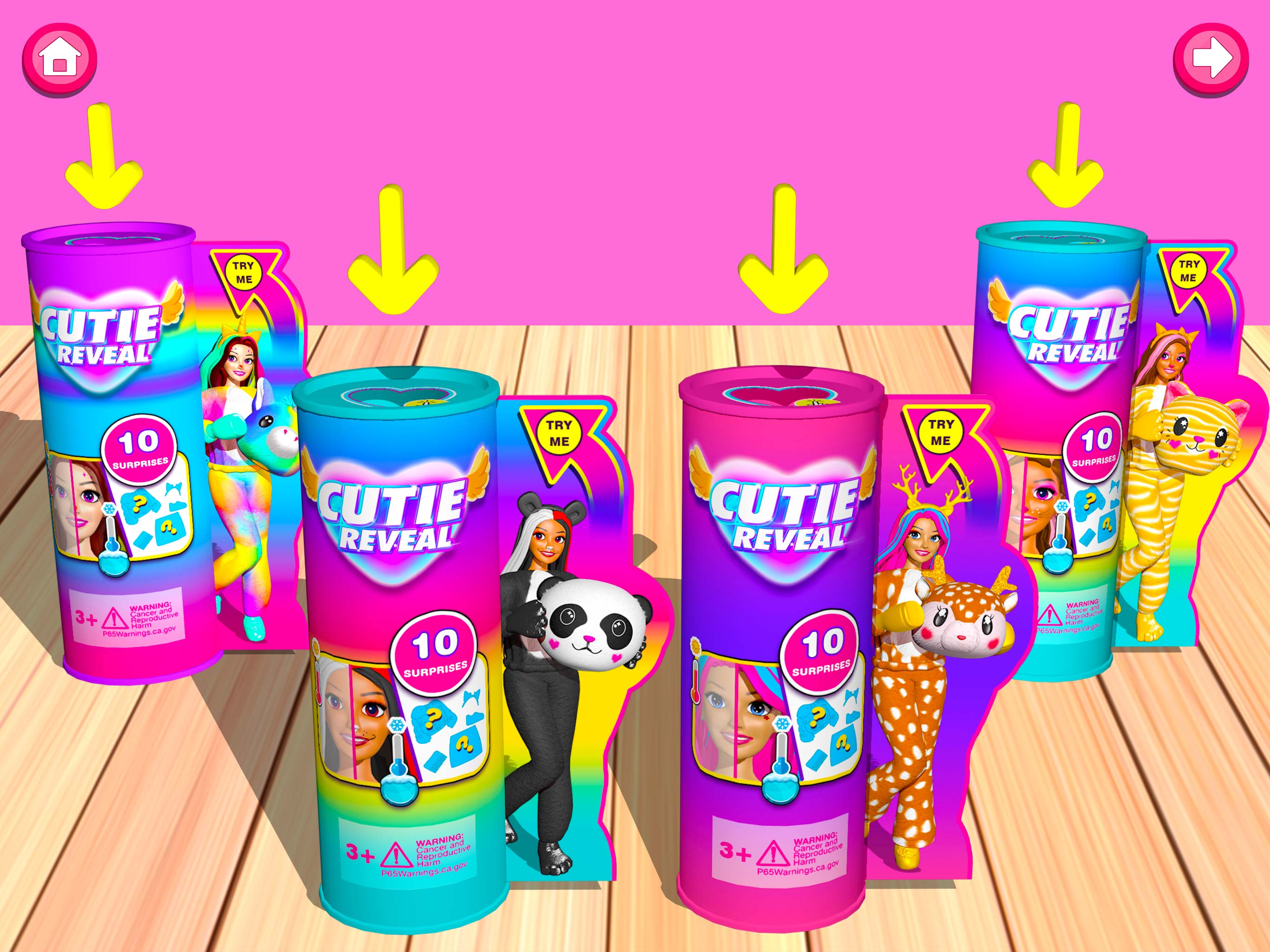 اسکرین شات 3 بازی Cutie Reveal Doll Unbox Games