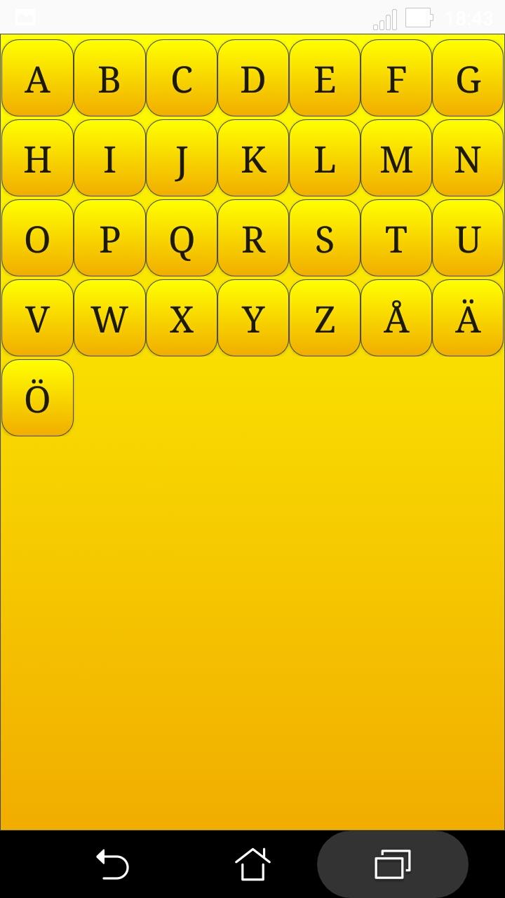 اسکرین شات 7 برنامه Swedish alphabet for students