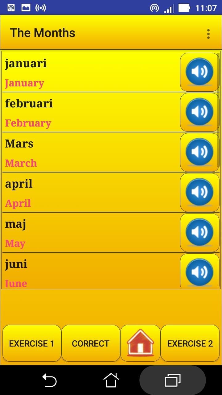 اسکرین شات 7 برنامه Learning Swedish language (les