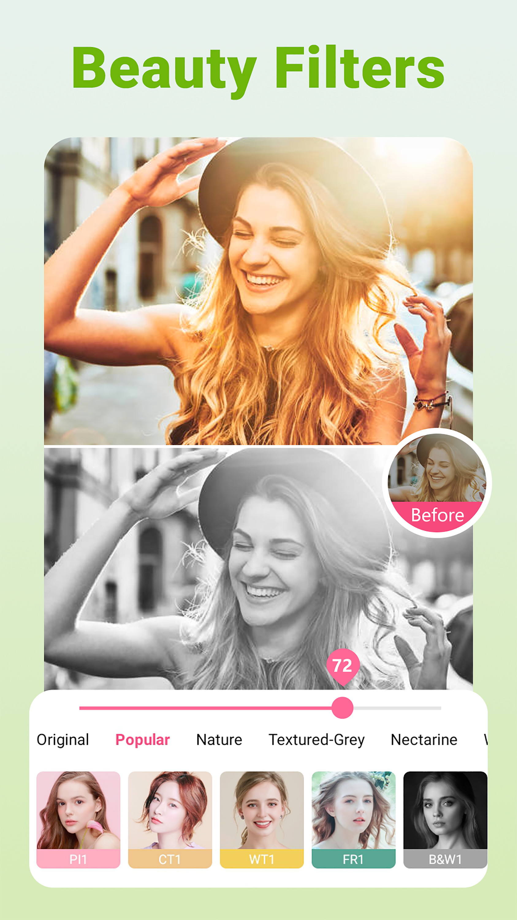 اسکرین شات 6 برنامه Beauty Camera & Makeup Stylist