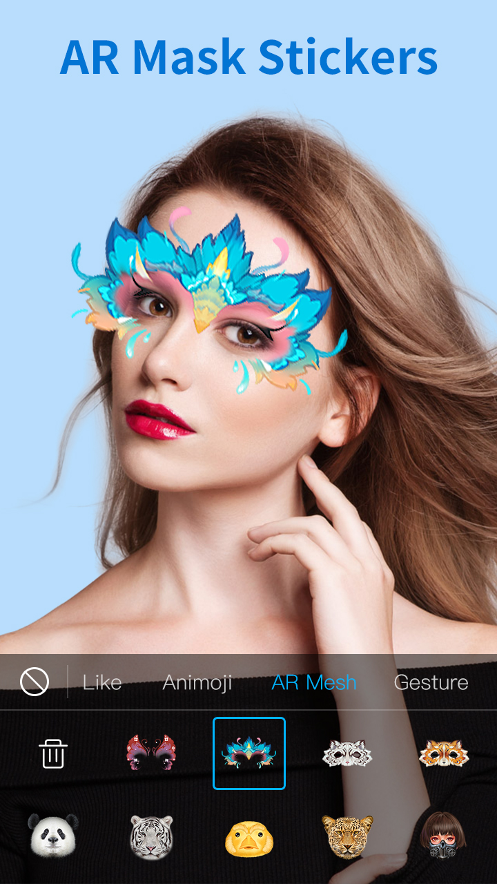 اسکرین شات 1 برنامه Beauty Selfie Camera - Papaya