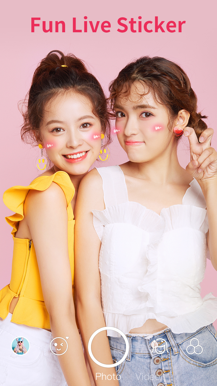 اسکرین شات 5 برنامه Beauty Selfie Camera - Papaya
