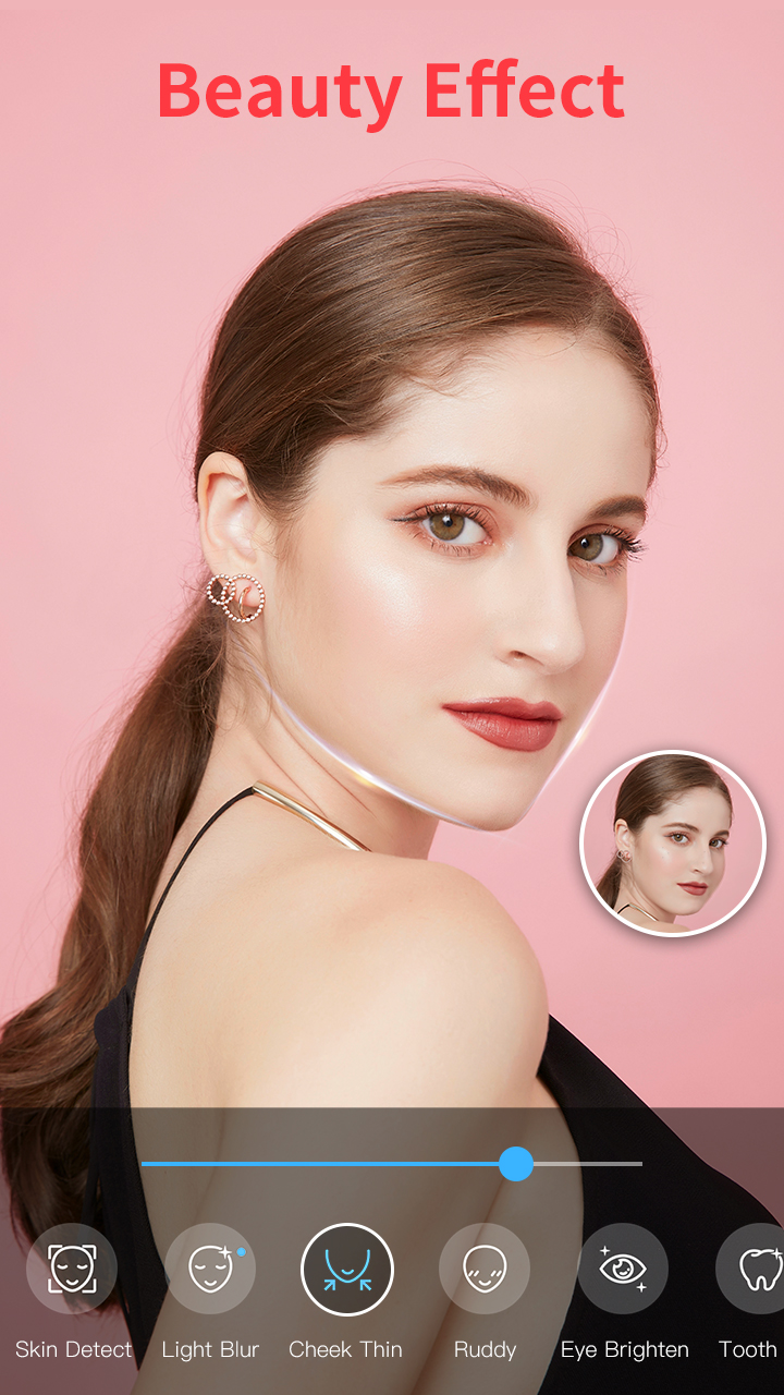 اسکرین شات 2 برنامه Beauty Selfie Camera - Papaya