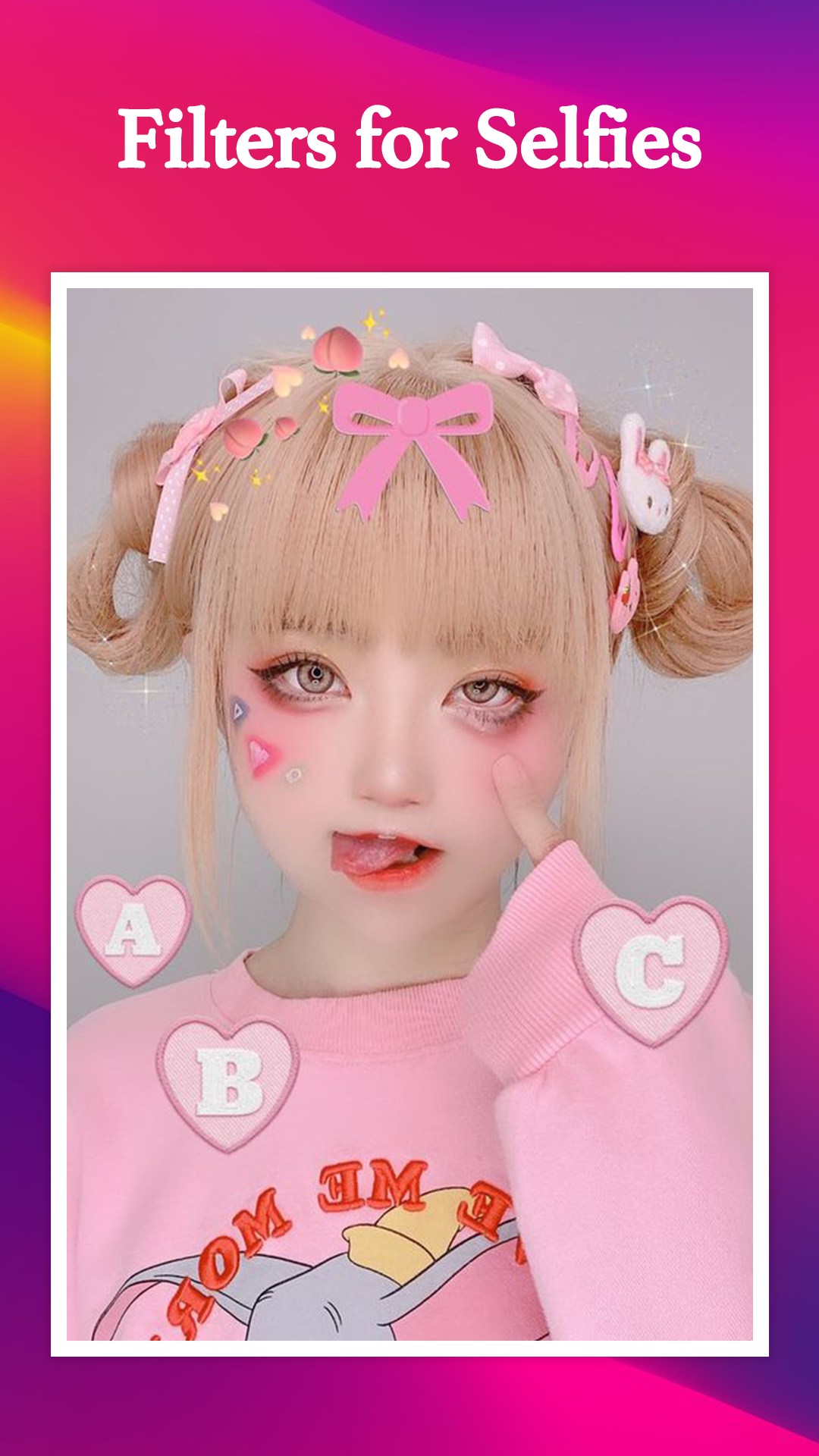 اسکرین شات 3 برنامه Filters for selfies