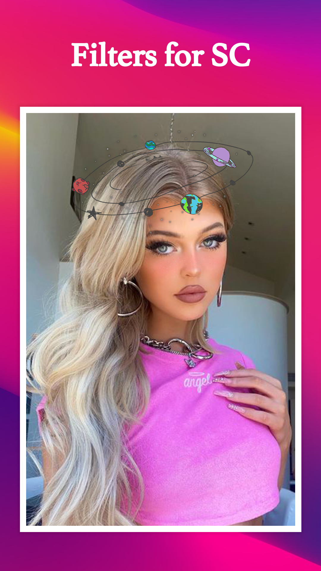 اسکرین شات 4 برنامه Filters for SC & Stickers