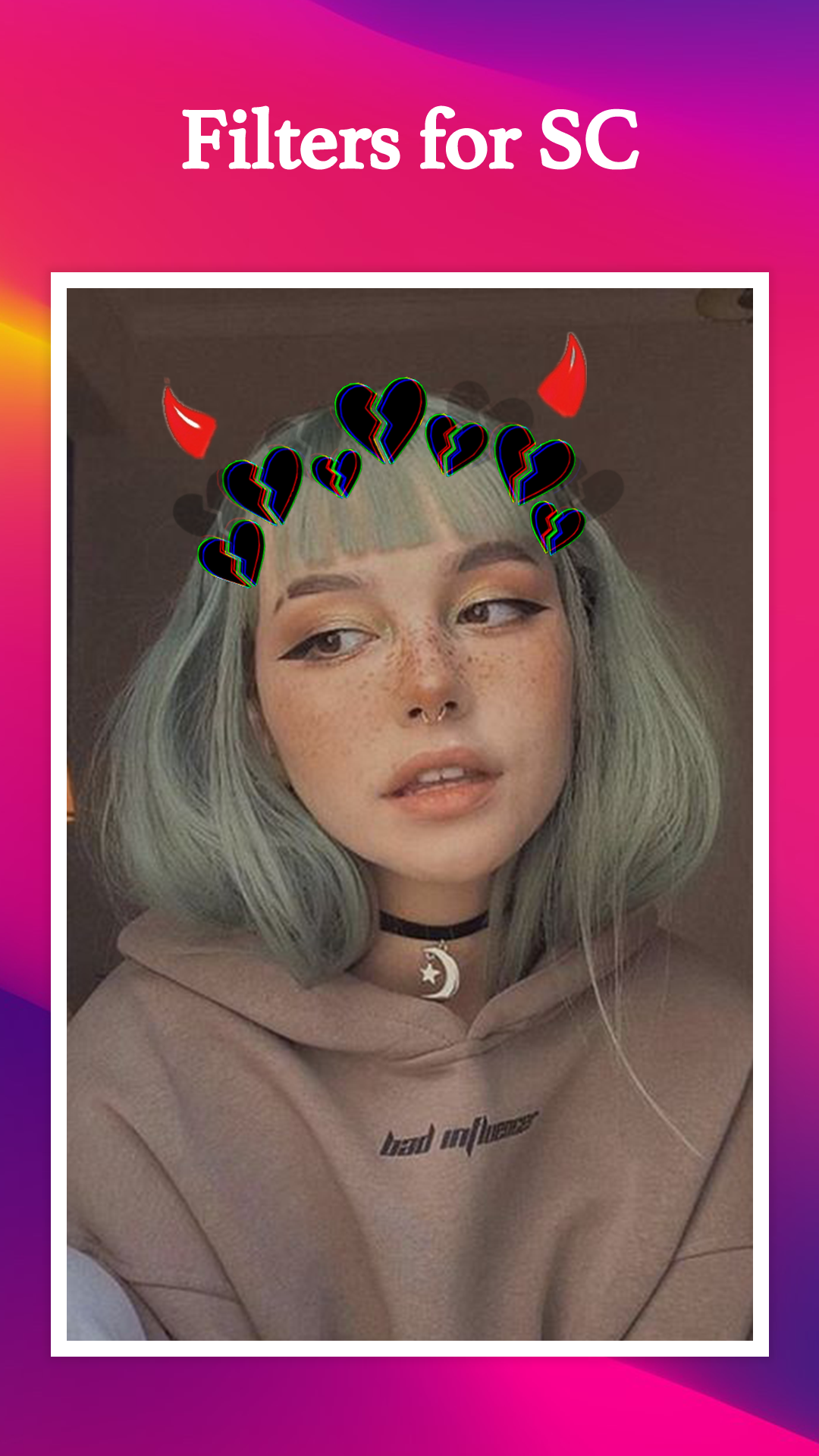 اسکرین شات 1 برنامه Filters for SC & Stickers