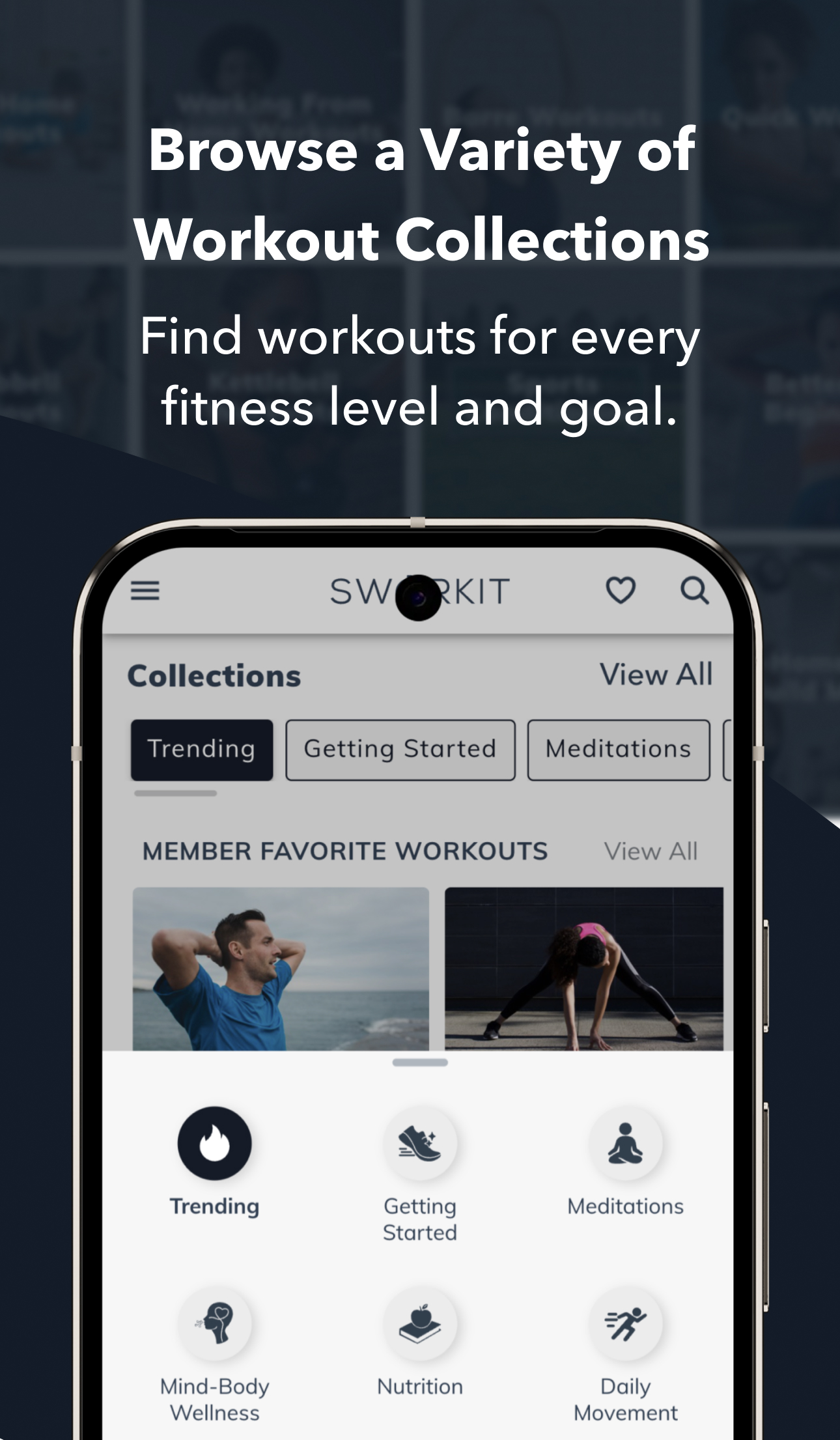 اسکرین شات 4 برنامه Sworkit: Fitness & Workouts