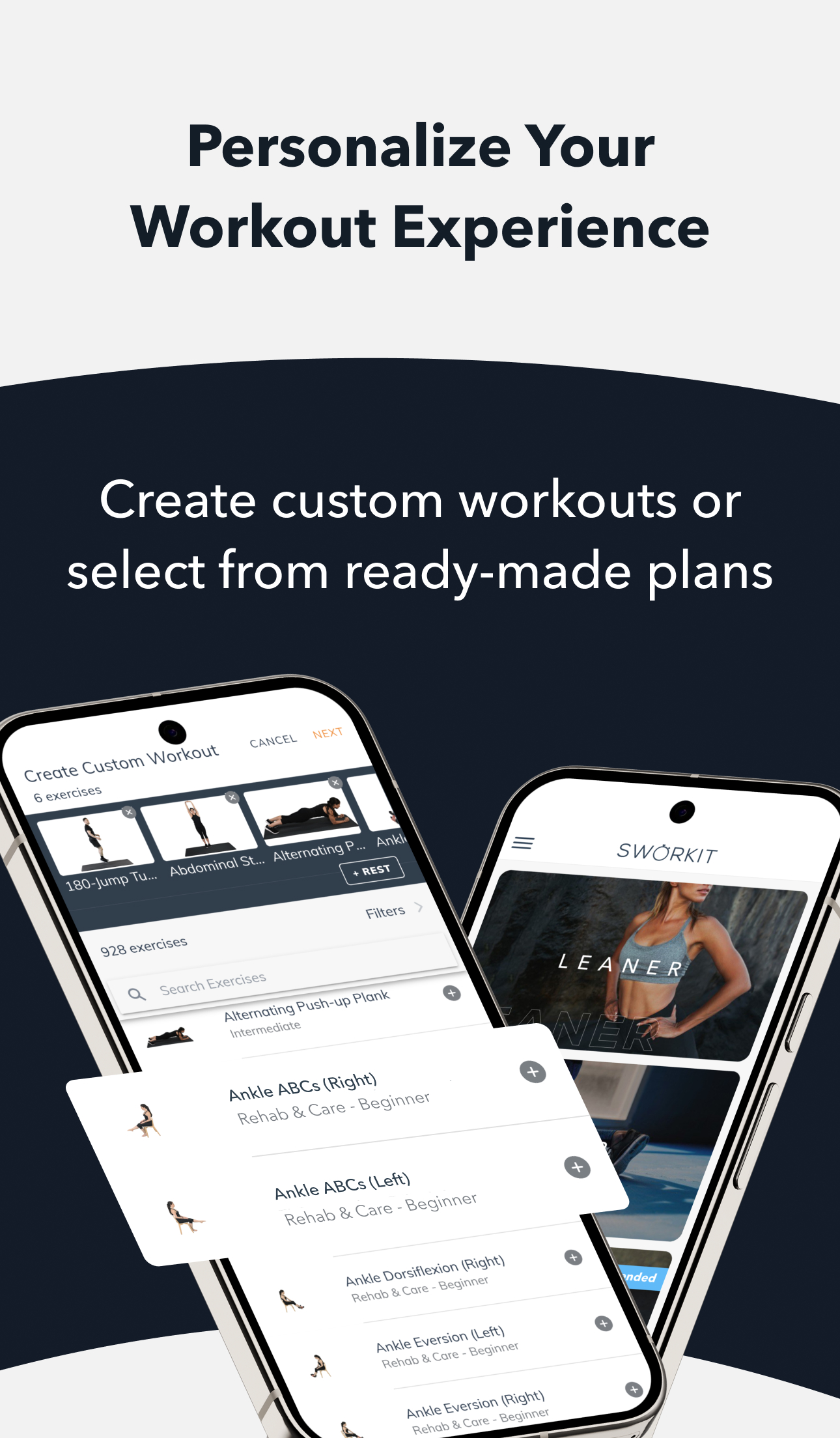 اسکرین شات 3 برنامه Sworkit: Fitness & Workouts