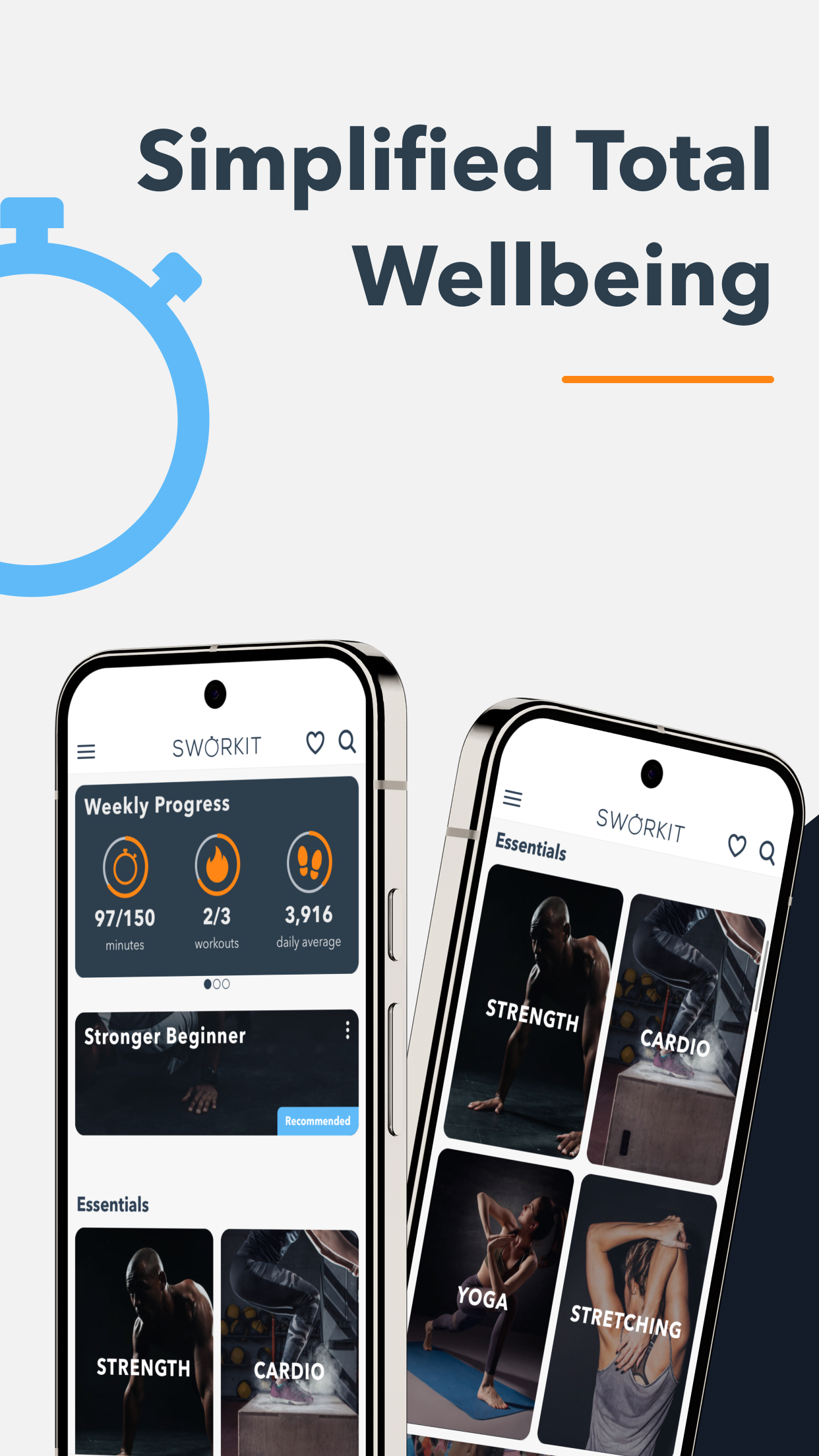 اسکرین شات 1 برنامه Sworkit: Fitness & Workouts