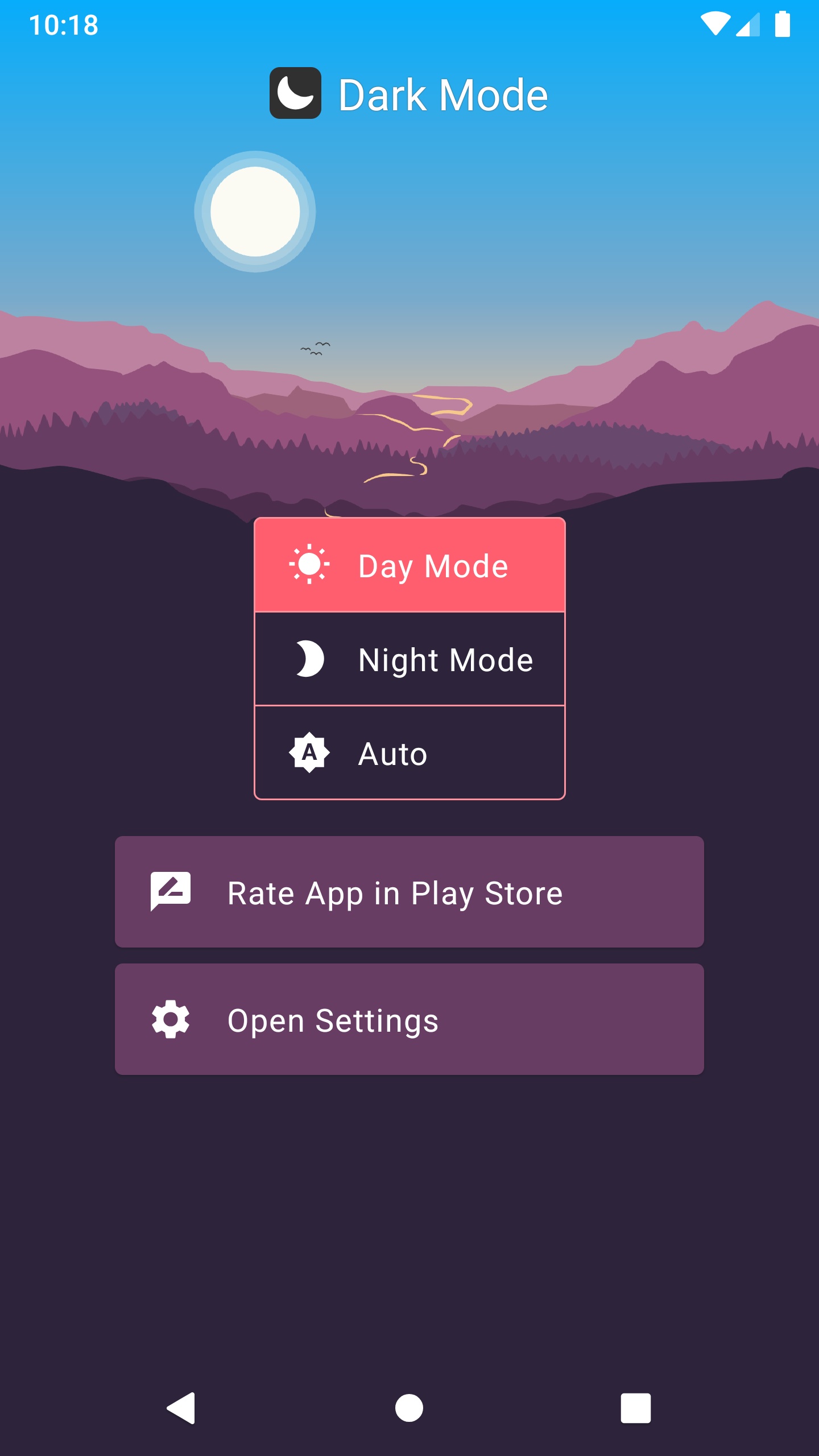 اسکرین شات 1 برنامه Dark Mode