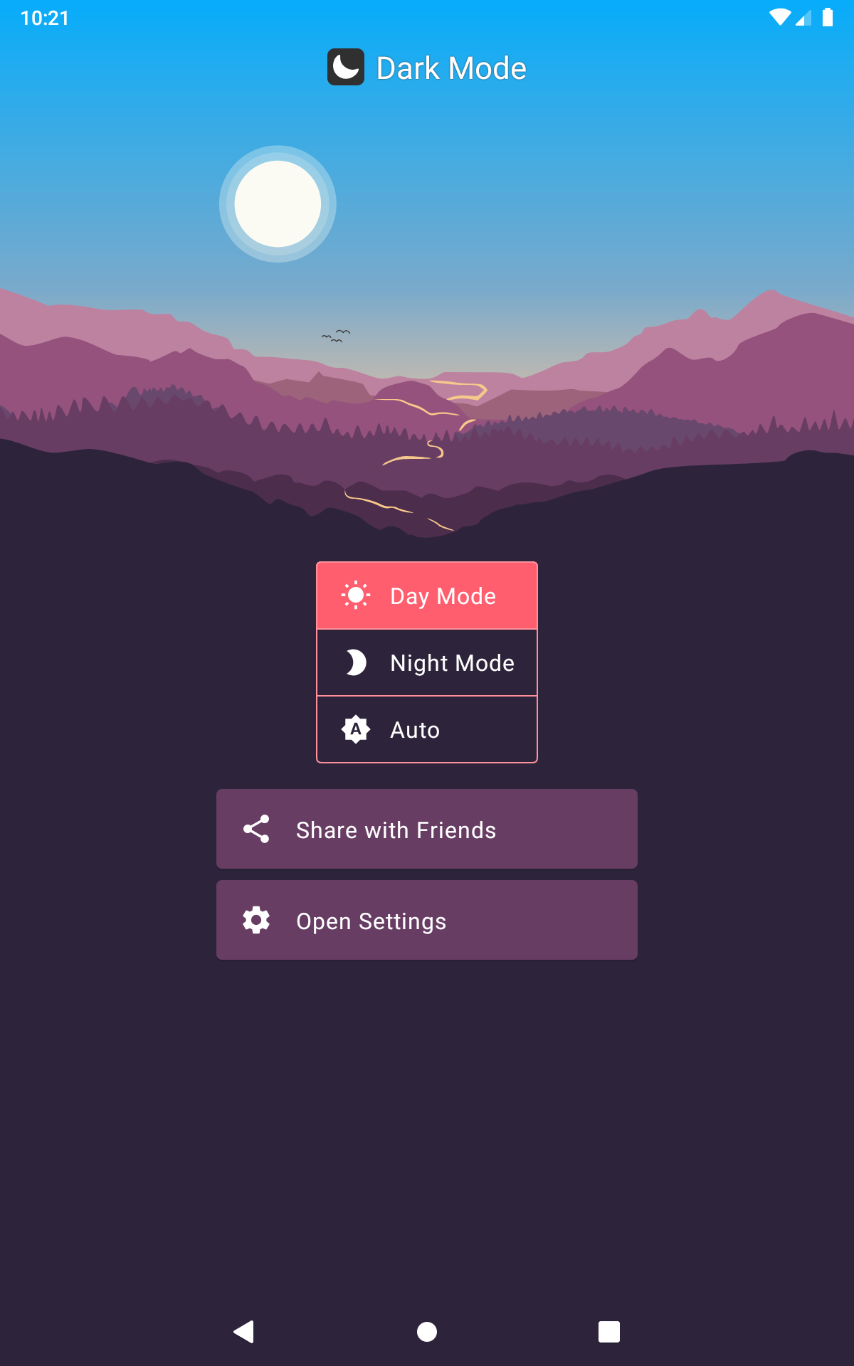 اسکرین شات 3 برنامه Dark Mode