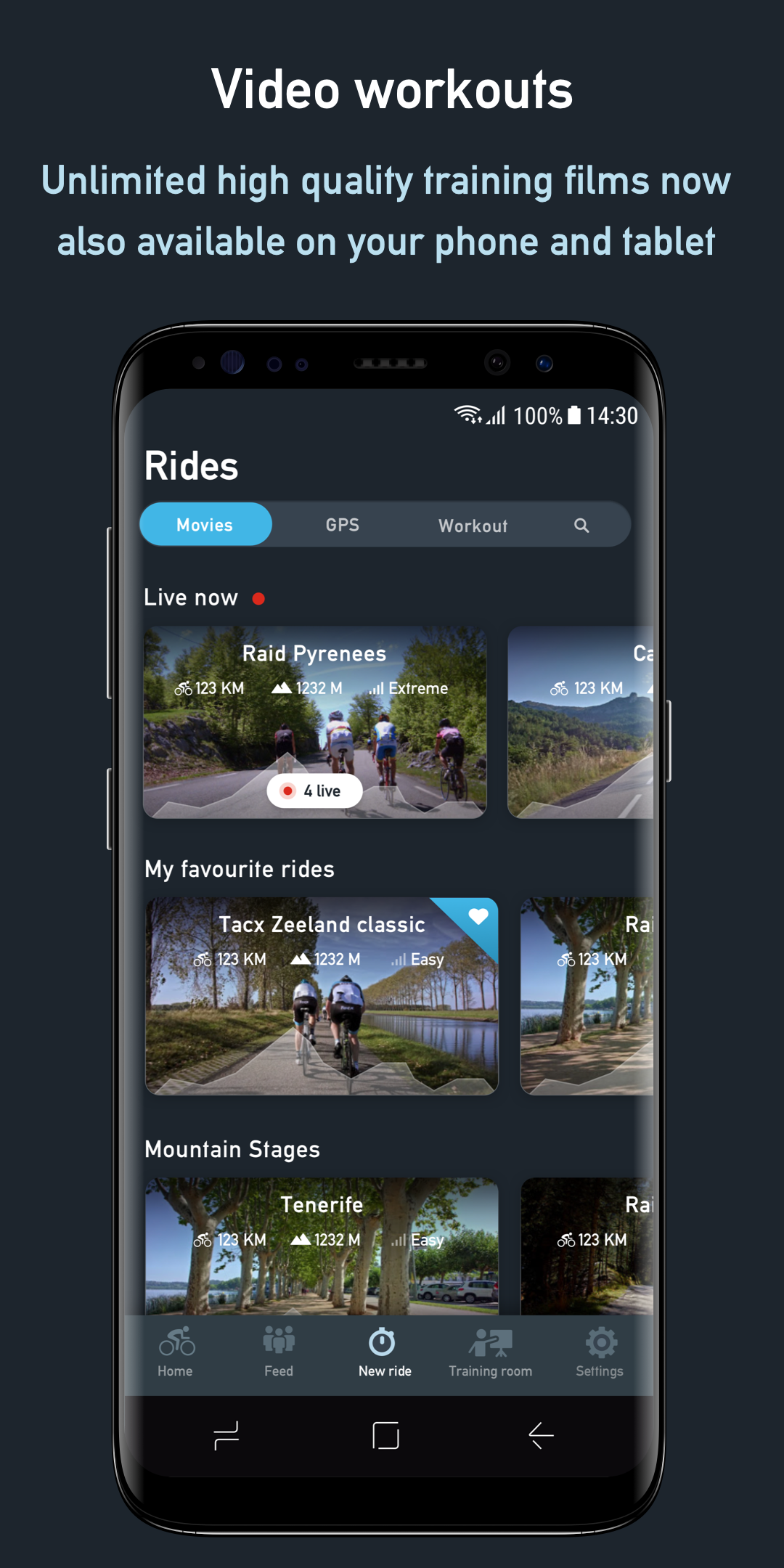 اسکرین شات 3 برنامه Tacx Training™
