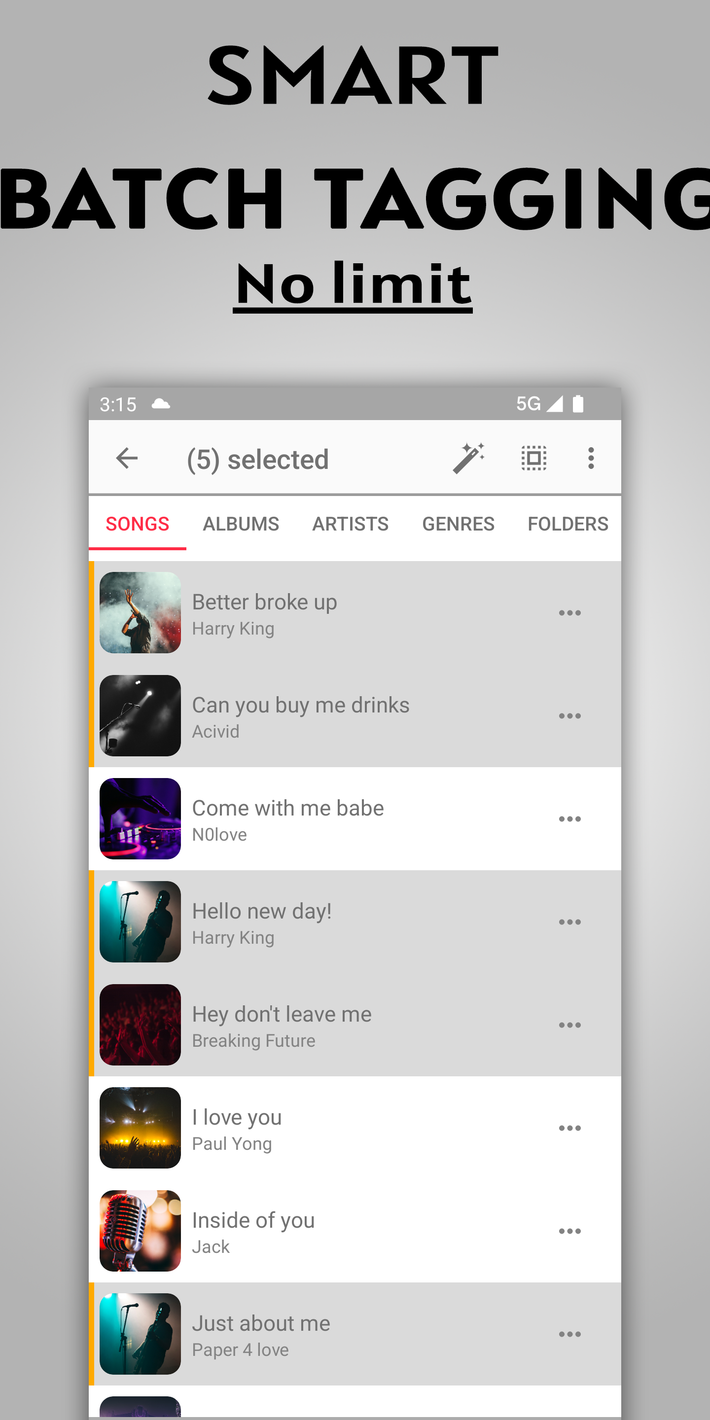 اسکرین شات 3 برنامه Smart MP3 Tag Editor
