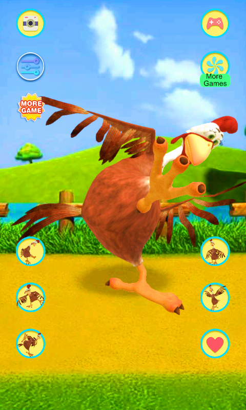 اسکرین شات 3 برنامه Talking Chicken
