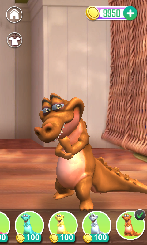 اسکرین شات 5 برنامه Talking Bath Crocodile