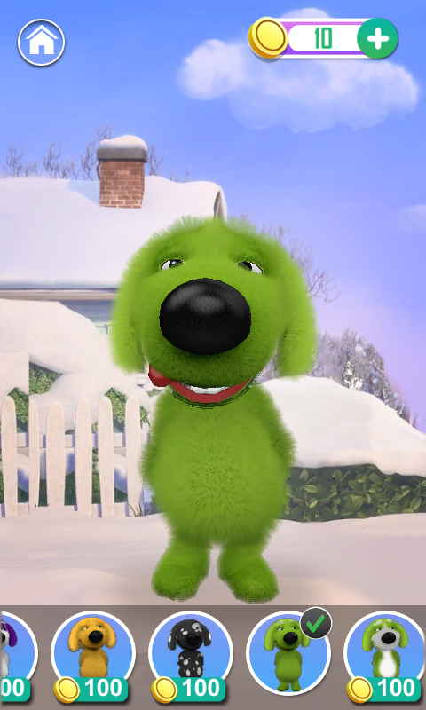 اسکرین شات 5 برنامه Talking Dog
