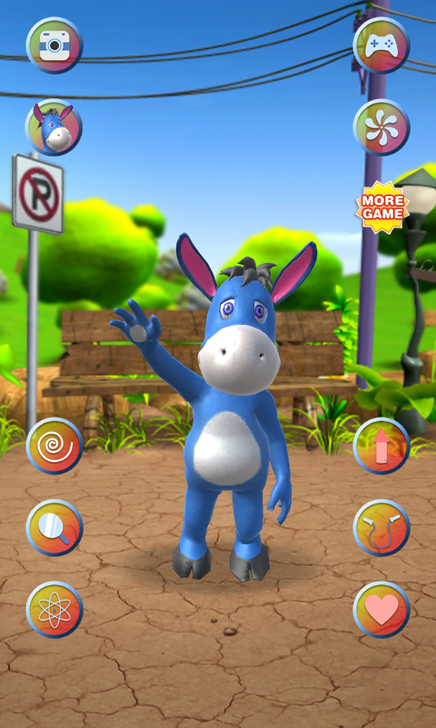 اسکرین شات 1 برنامه Talking Donkey