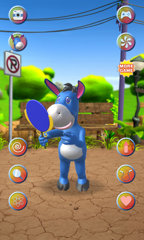 اسکرین شات 2 برنامه Talking Donkey