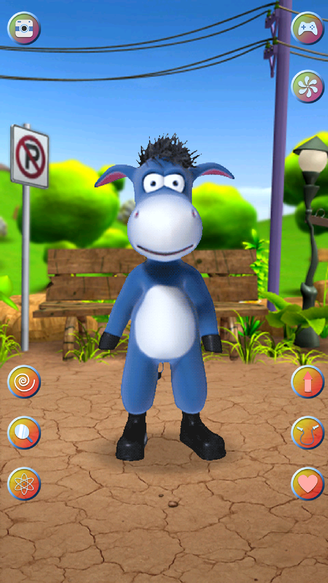 اسکرین شات 3 برنامه Talking Donkey