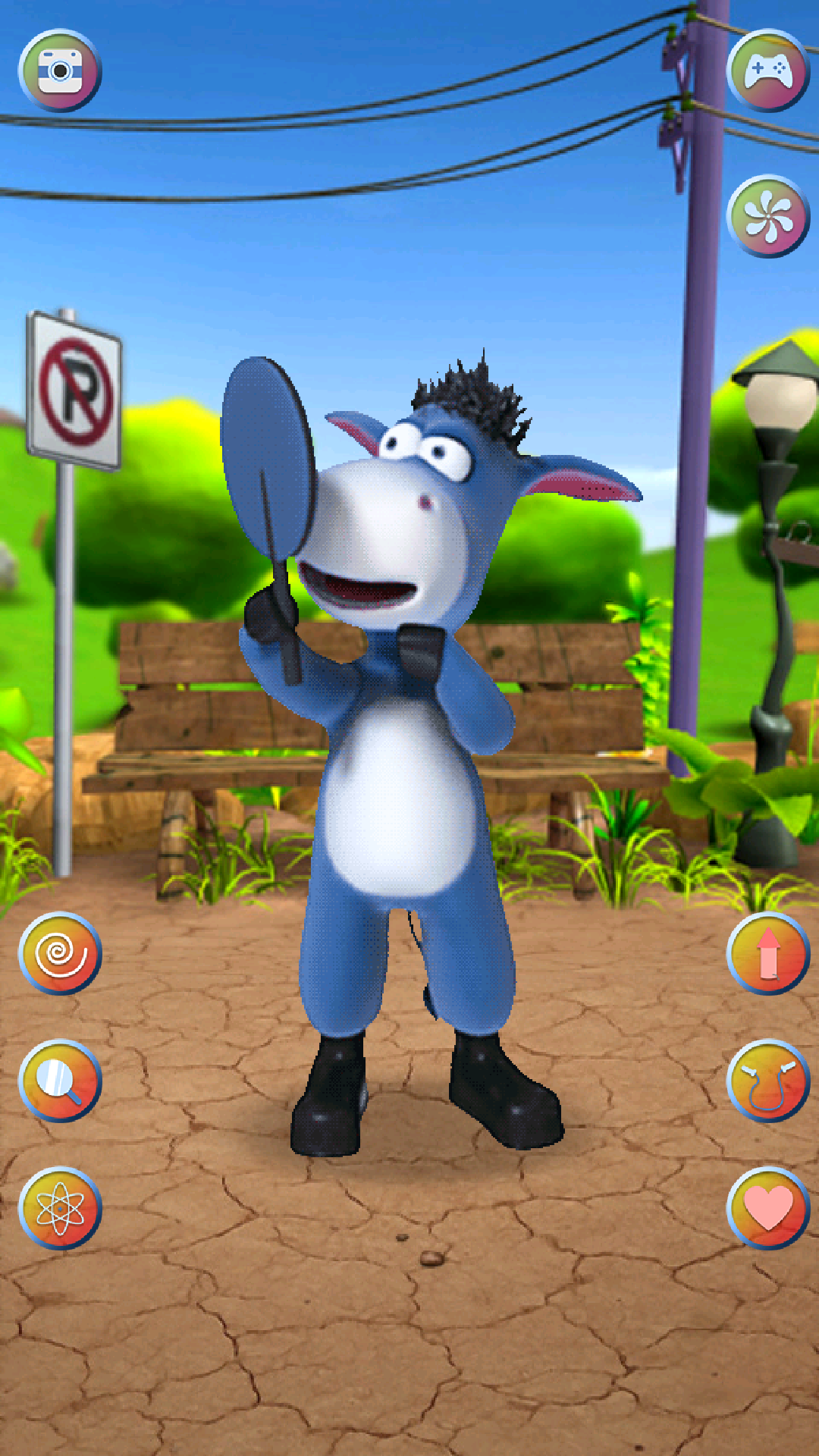 اسکرین شات 1 برنامه Talking Donkey