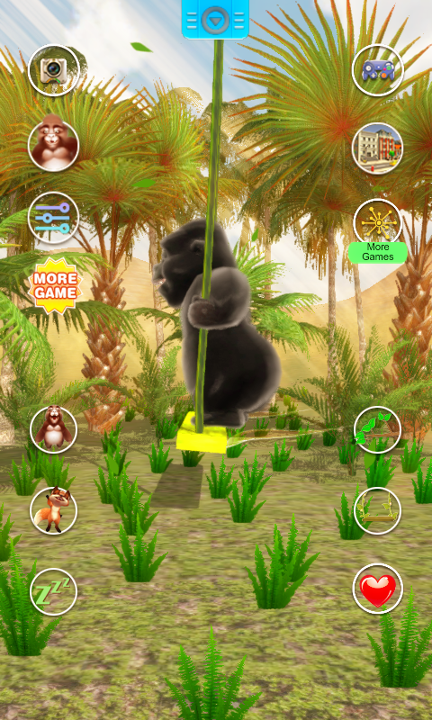 اسکرین شات 8 برنامه Talking Gorilla