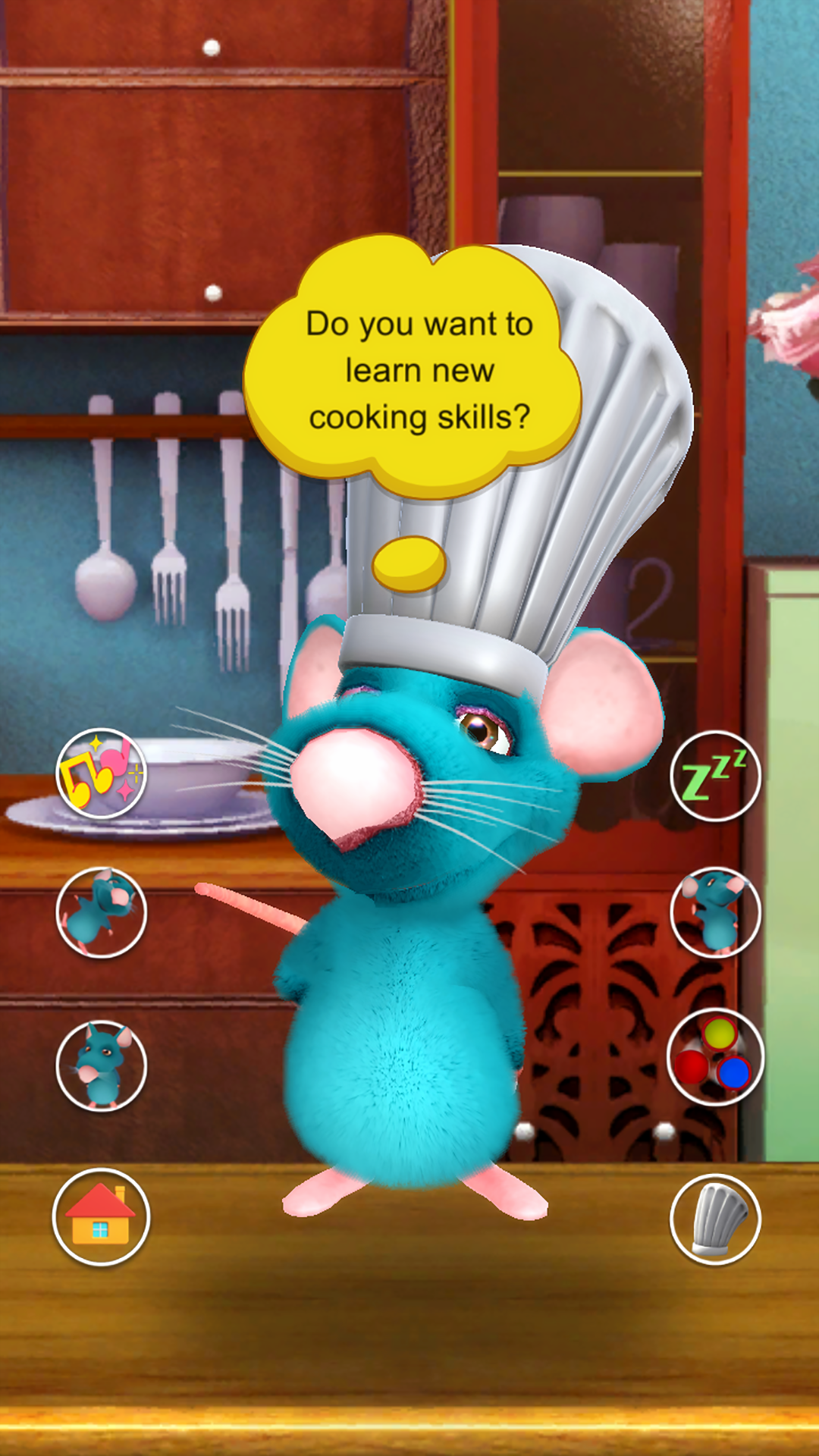 اسکرین شات 3 برنامه Talking Chef Mouse