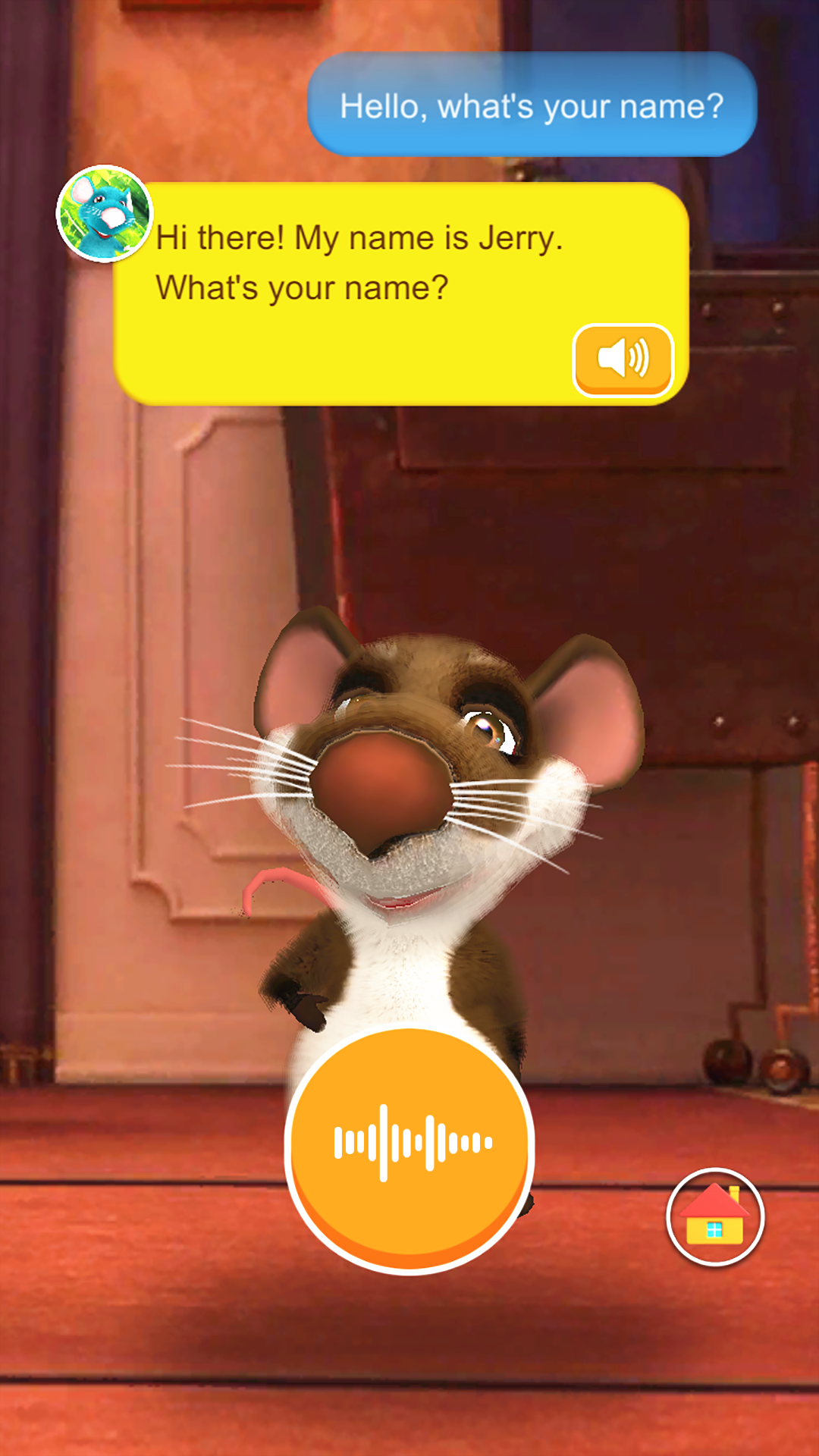 اسکرین شات 1 برنامه Talking Chef Mouse