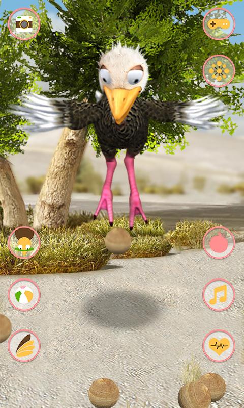 اسکرین شات 3 برنامه Talking Ostrich