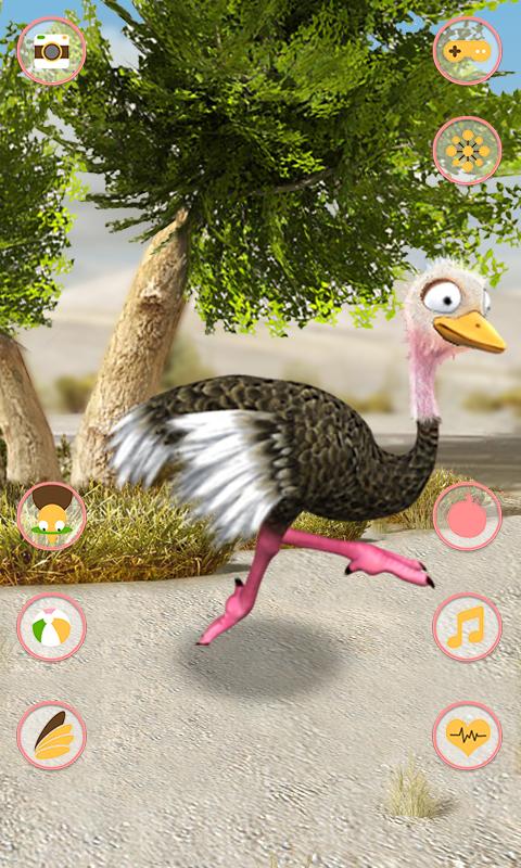 اسکرین شات 5 برنامه Talking Ostrich