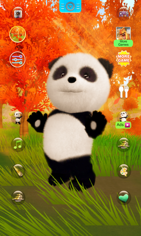 اسکرین شات 8 برنامه Talking Panda