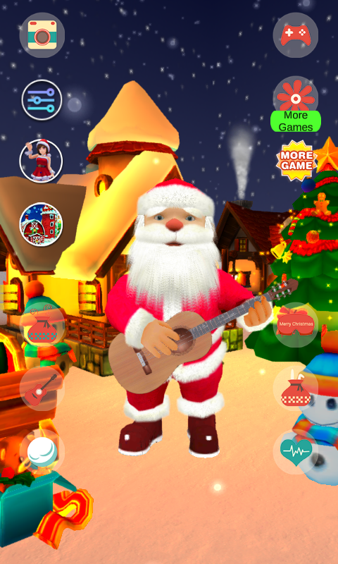 اسکرین شات 6 برنامه Talking Santa Claus