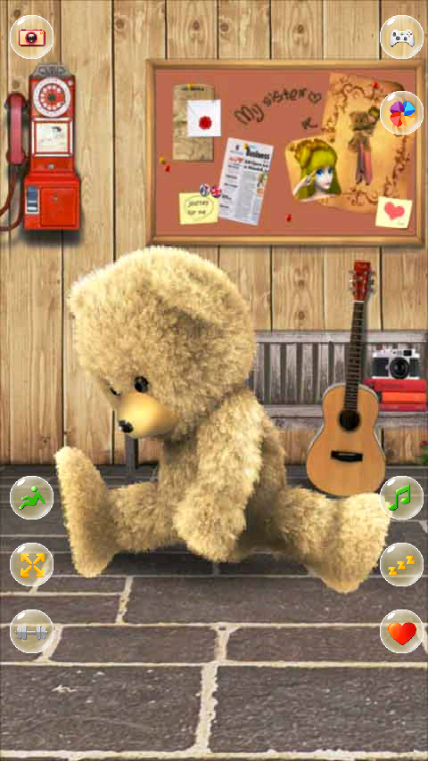 اسکرین شات 6 بازی Talking Teddy Bear