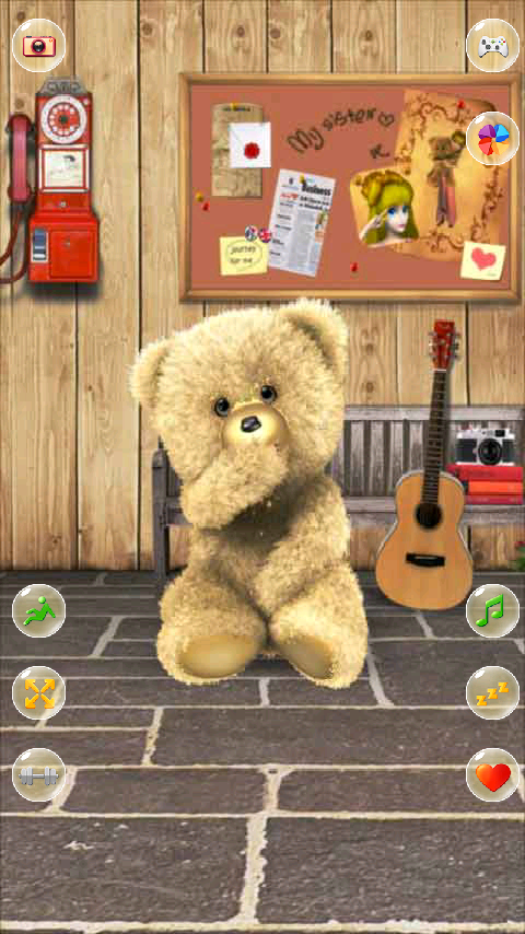 اسکرین شات 3 بازی Talking Teddy Bear