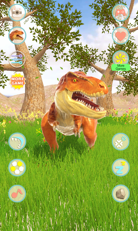 اسکرین شات 1 برنامه Talking Tyrannosaurus Rex