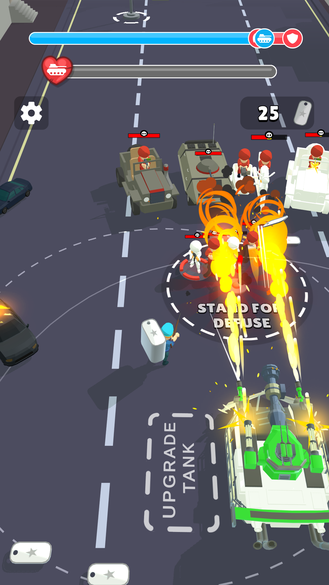 اسکرین شات 8 بازی Tank Commander 3D: Army Rush!