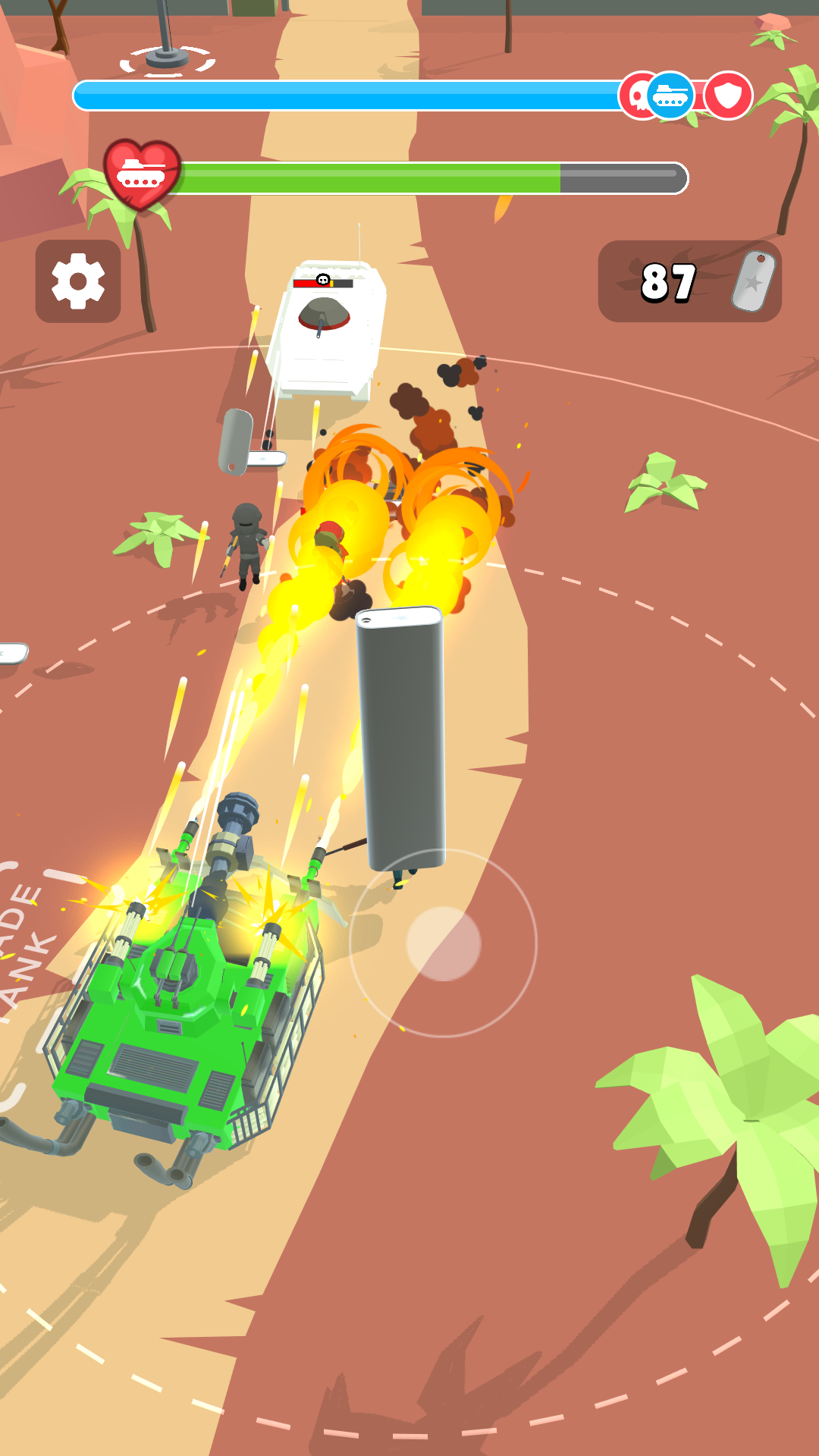 اسکرین شات 7 بازی Tank Commander 3D: Army Rush!