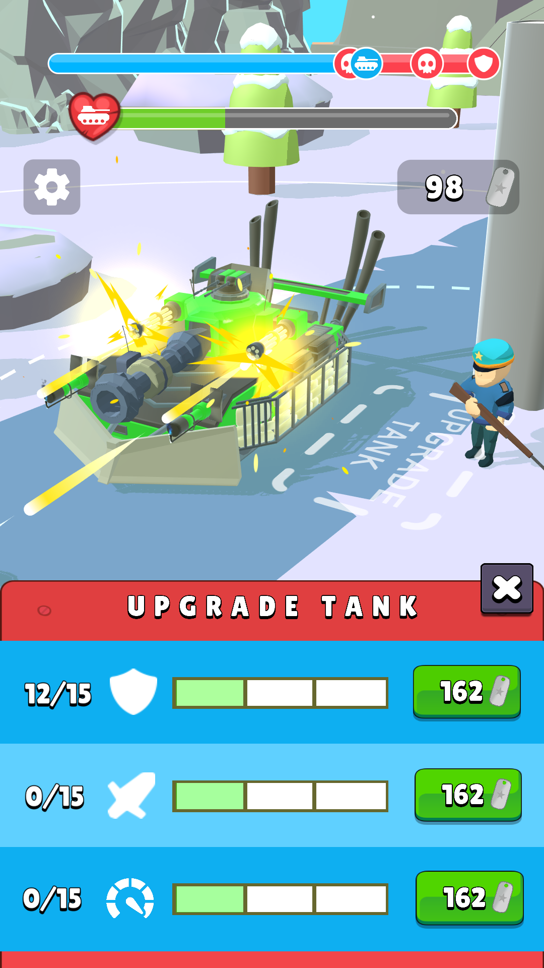 اسکرین شات 2 بازی Tank Commander 3D: Army Rush!