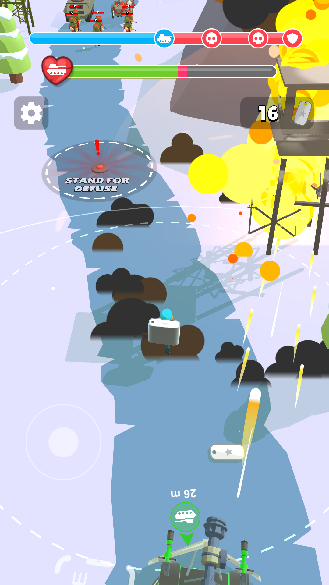 اسکرین شات 4 بازی Tank Commander 3D: Army Rush!
