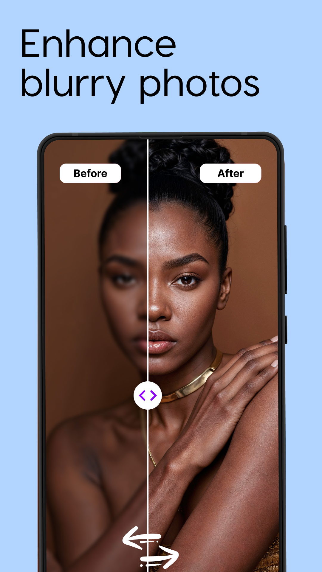 اسکرین شات 2 برنامه PhotoBoost - AI Photo Enhancer