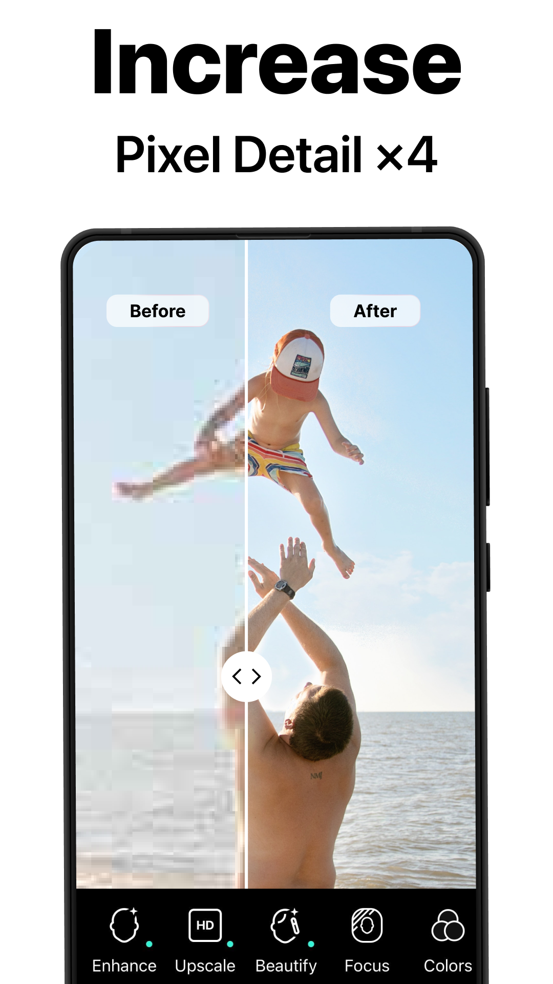 اسکرین شات 4 برنامه PhotoBoost - AI Photo Enhancer