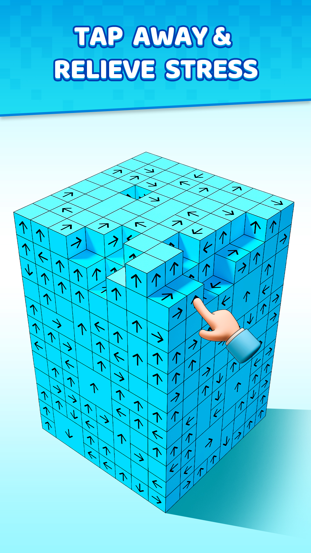 اسکرین شات 1 بازی Tap Out - 3D Block Pop