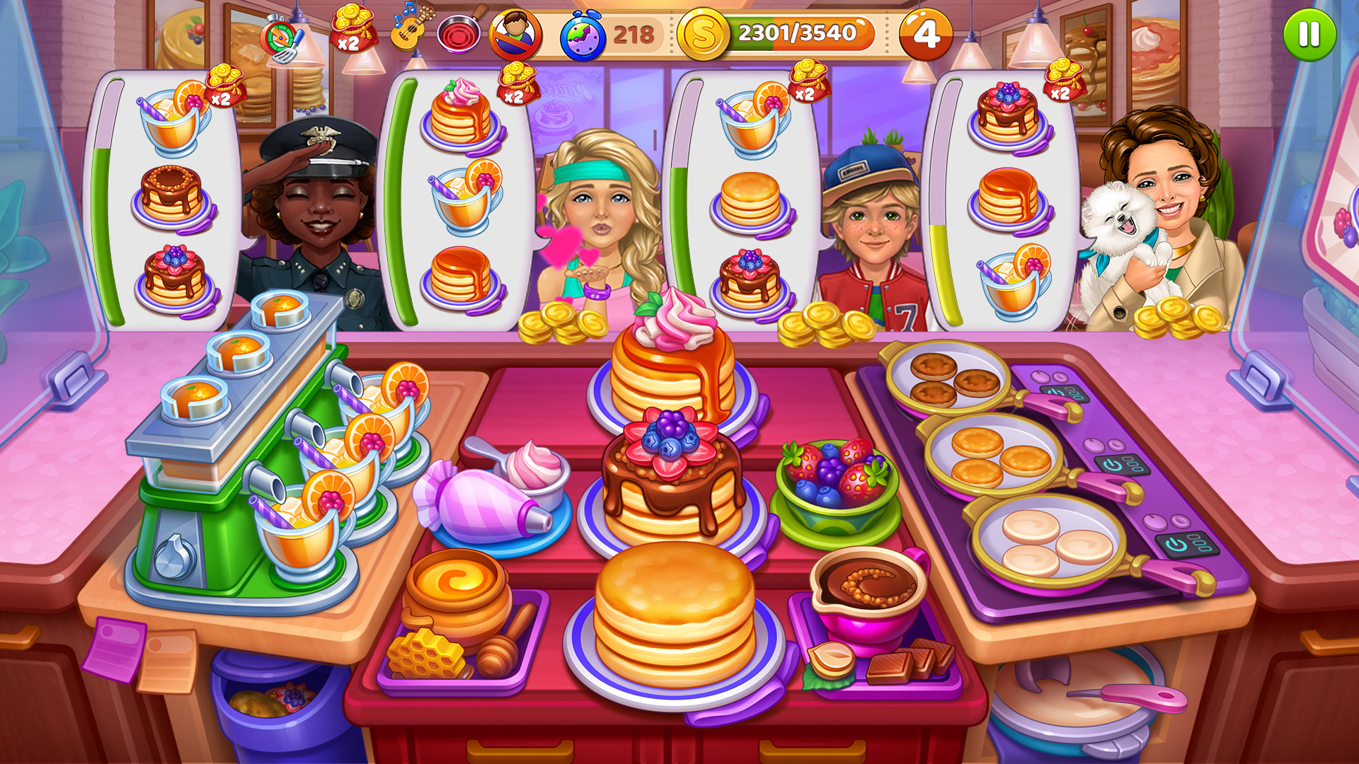 اسکرین شات 3 بازی Tasty World: Cafe diner dash