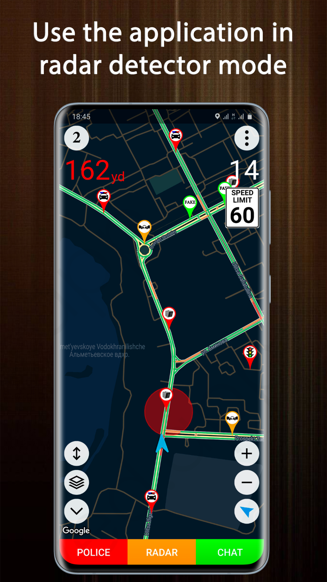 اسکرین شات 3 برنامه Police Detector - Speed Radar