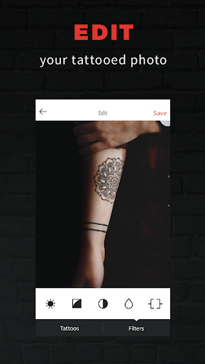اسکرین شات 3 برنامه INKHUNTER - try tattoo designs