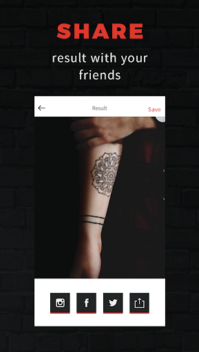 اسکرین شات 4 برنامه INKHUNTER - try tattoo designs