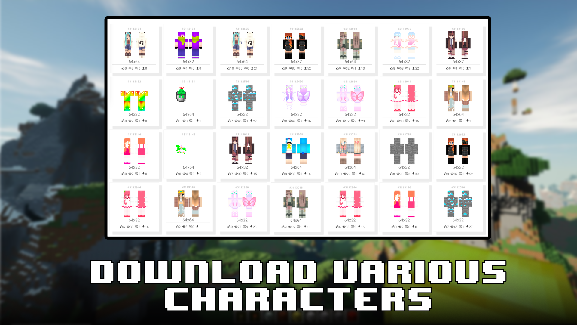 اسکرین شات 2 برنامه MC Skin Factory for Minecraft