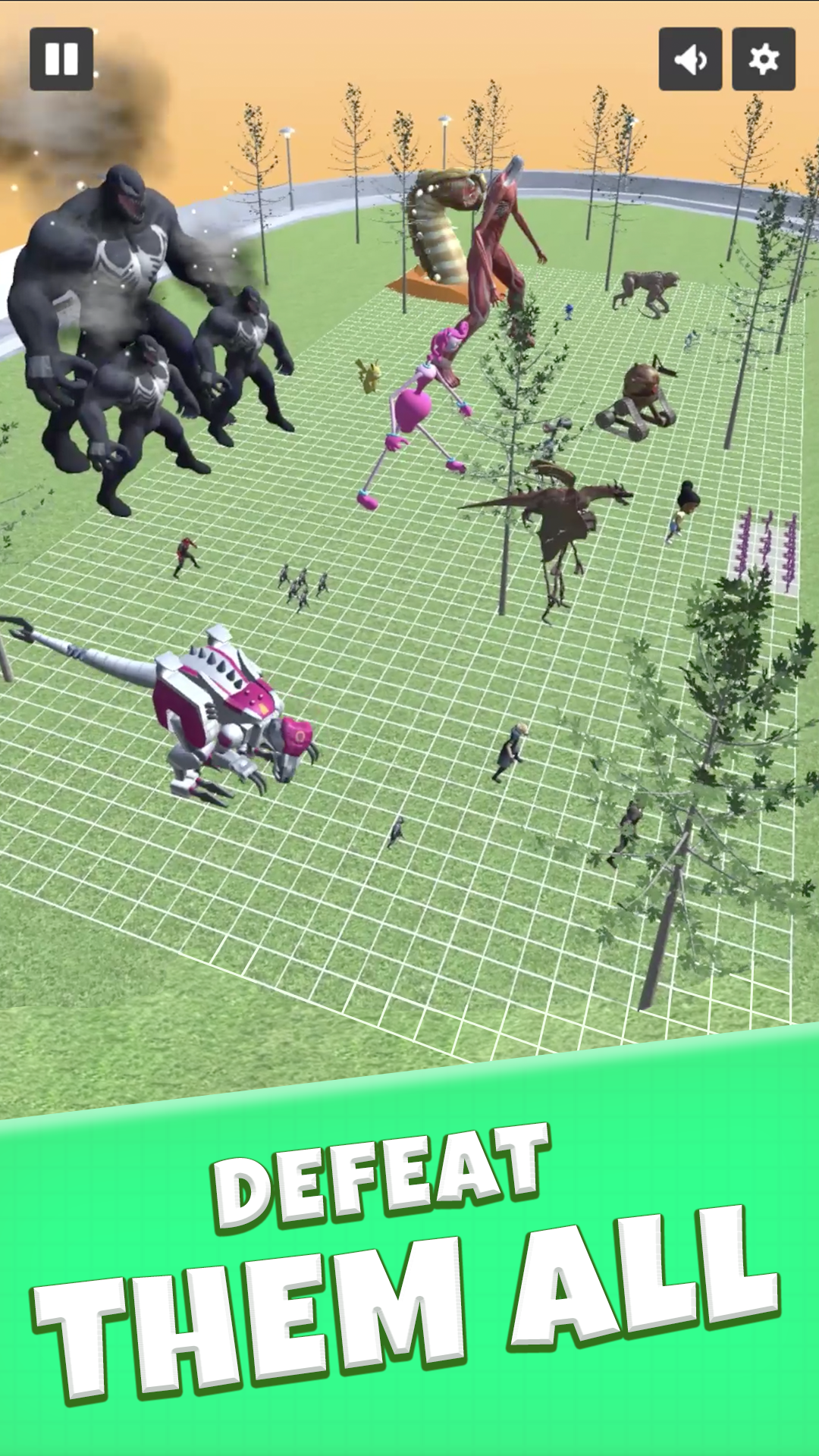 اسکرین شات 5 بازی Merge Monsters Army