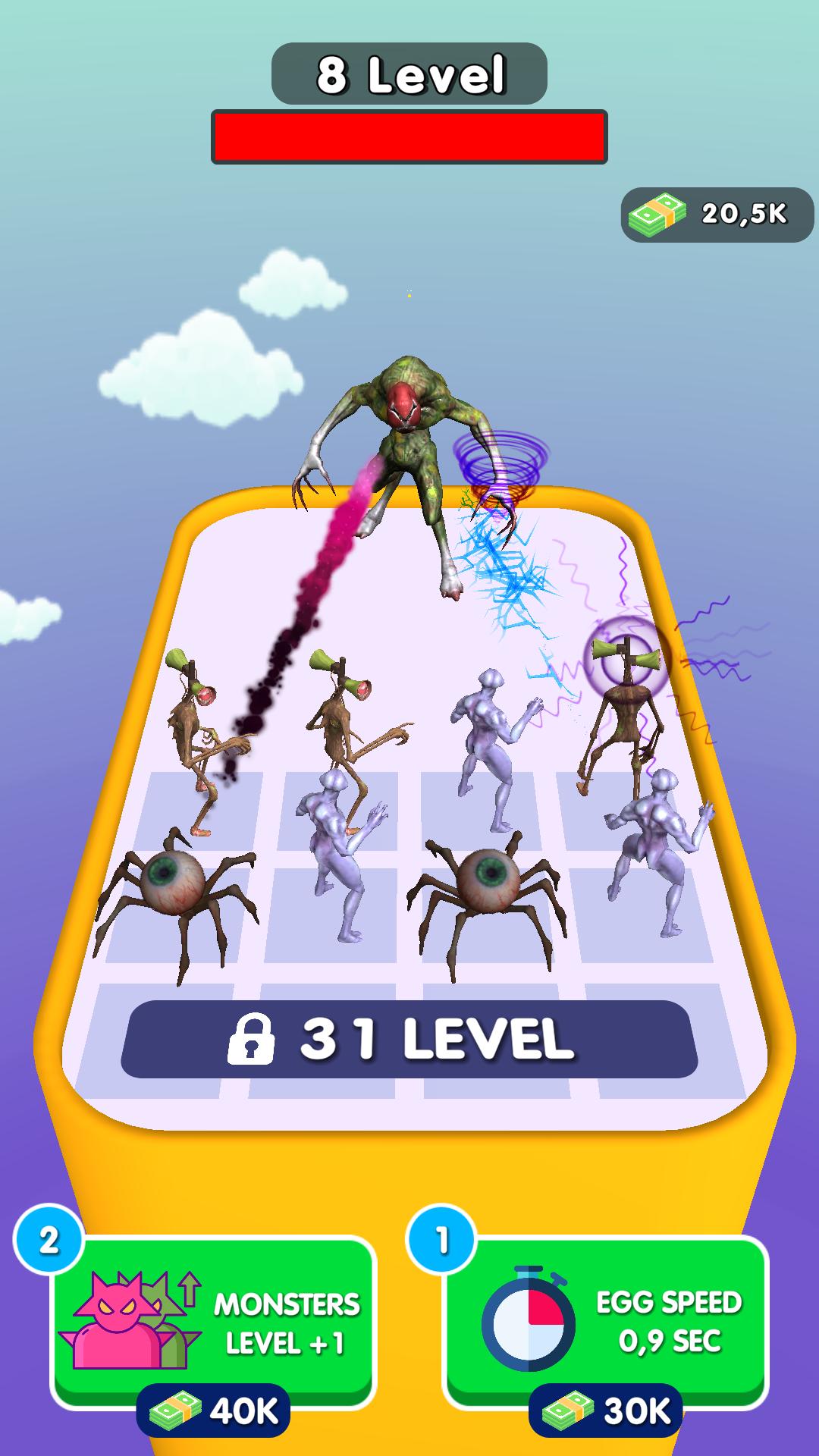 اسکرین شات 3 بازی Monsters Idle Merge