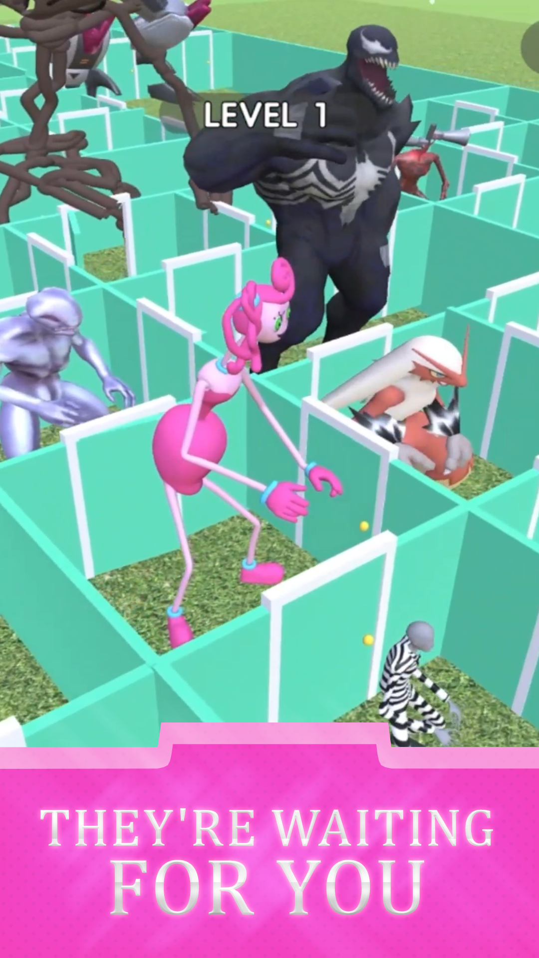 اسکرین شات 4 بازی Monsters: Room Maze